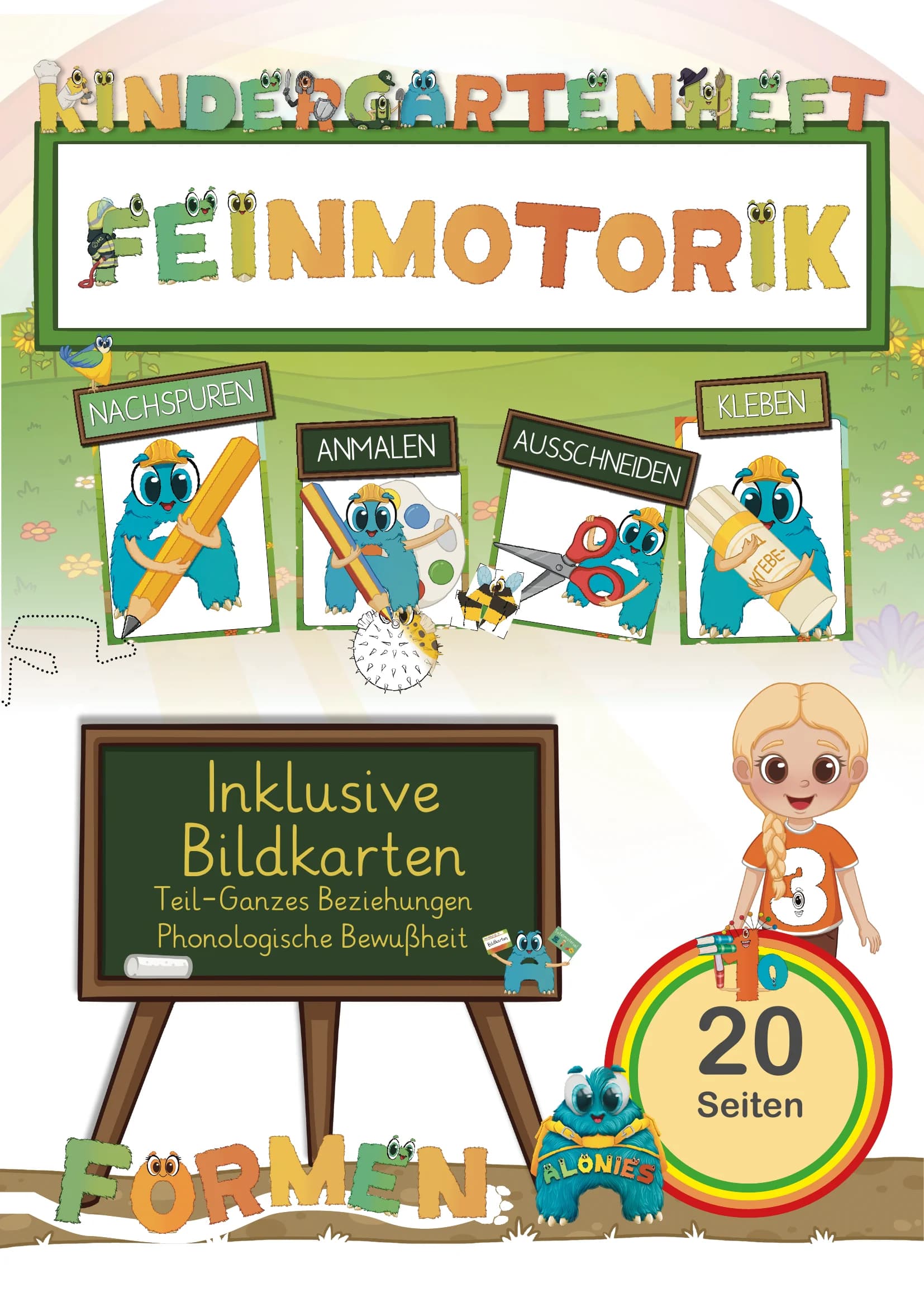 Kindergartenheft Feinmotorik