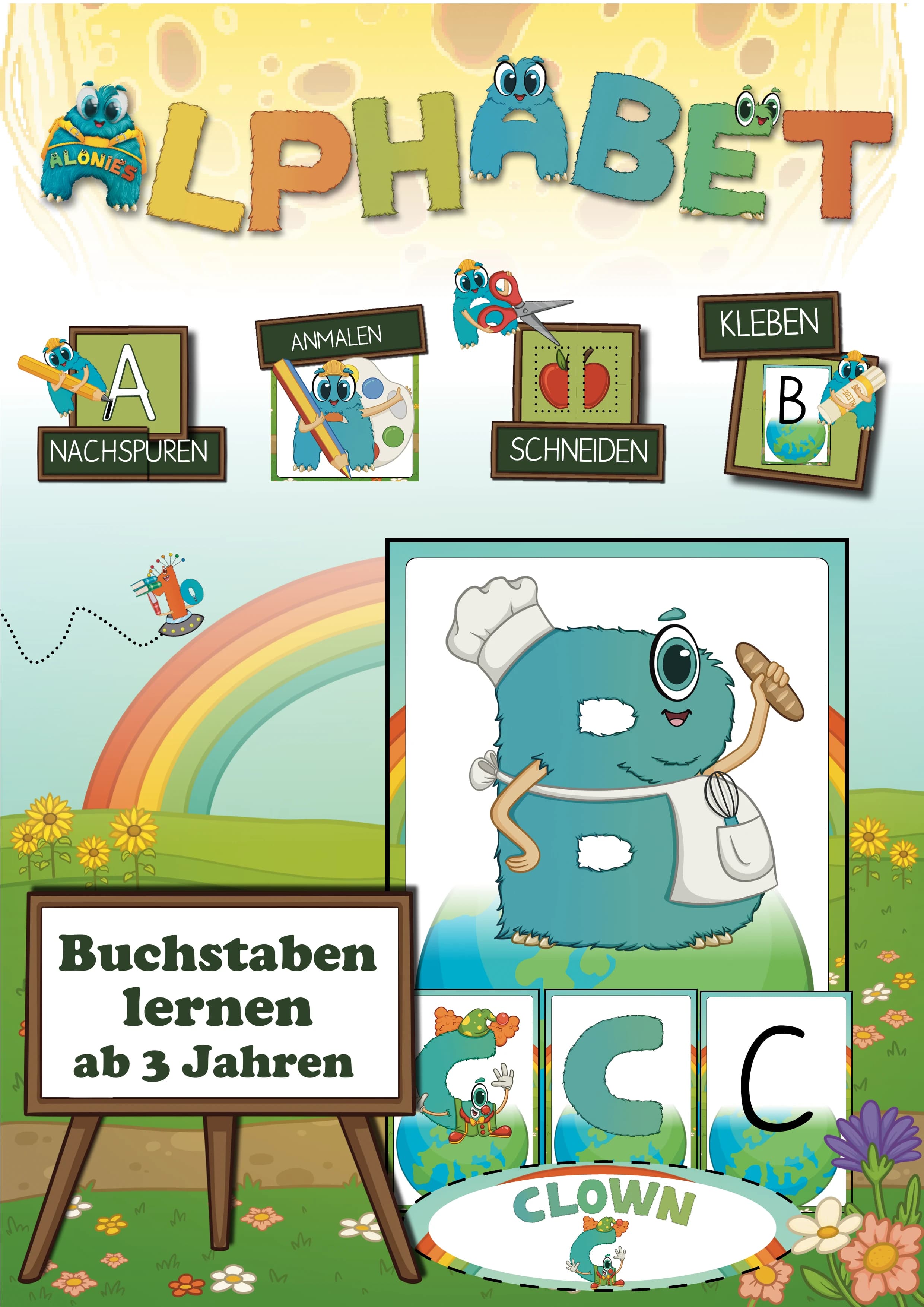 Alphabet Lernheft A bis Z