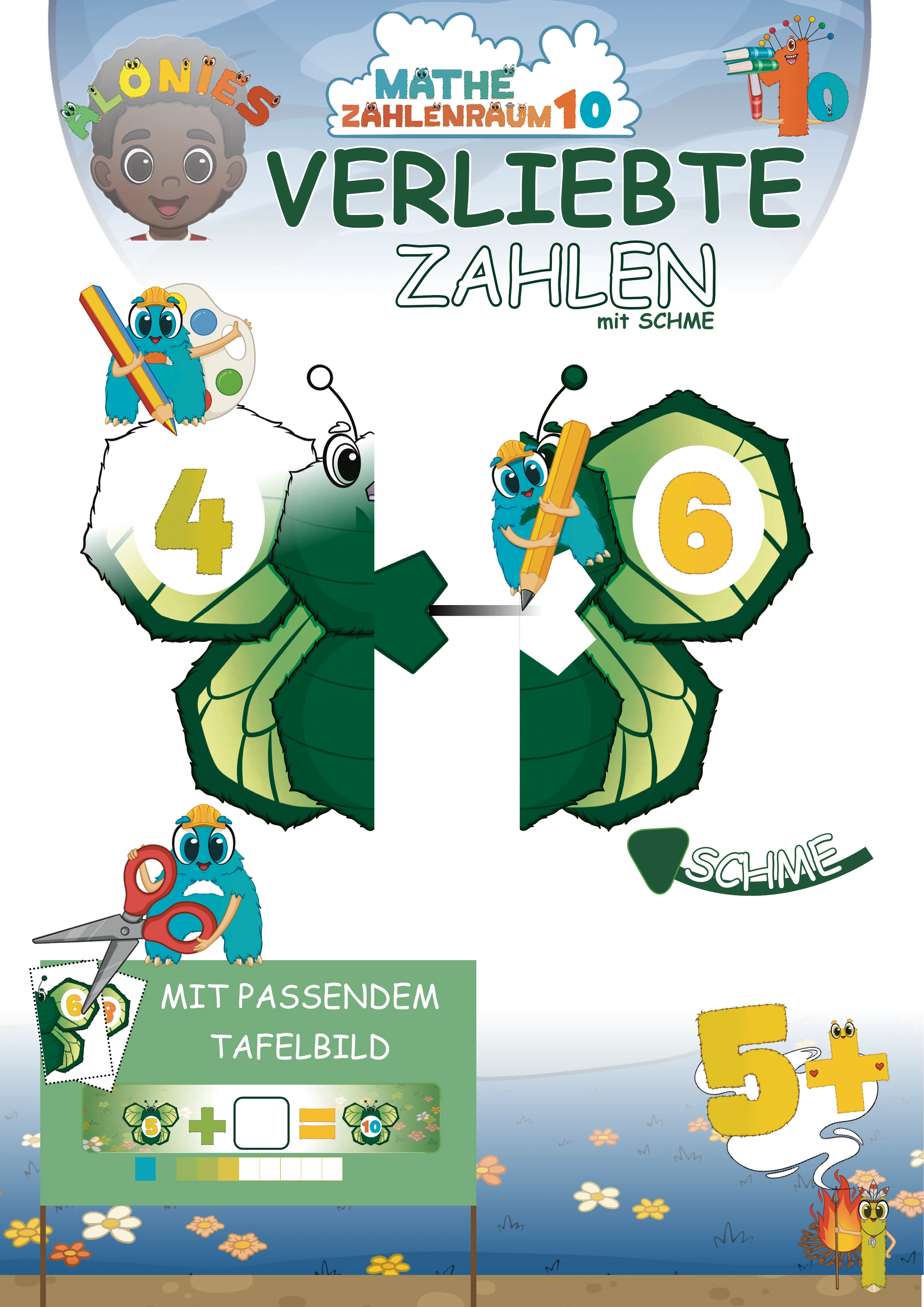 Verliebte Zahlen im Zahlenraum 10