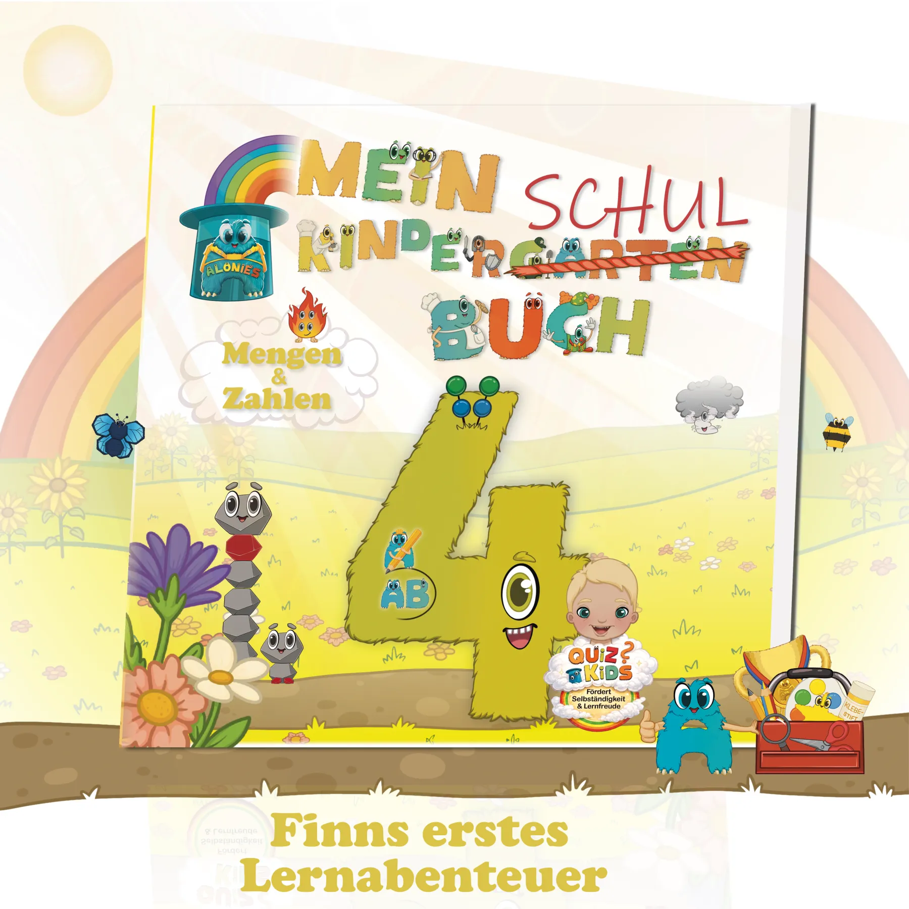 Mein Kindergarten Schulheft mit Finn
