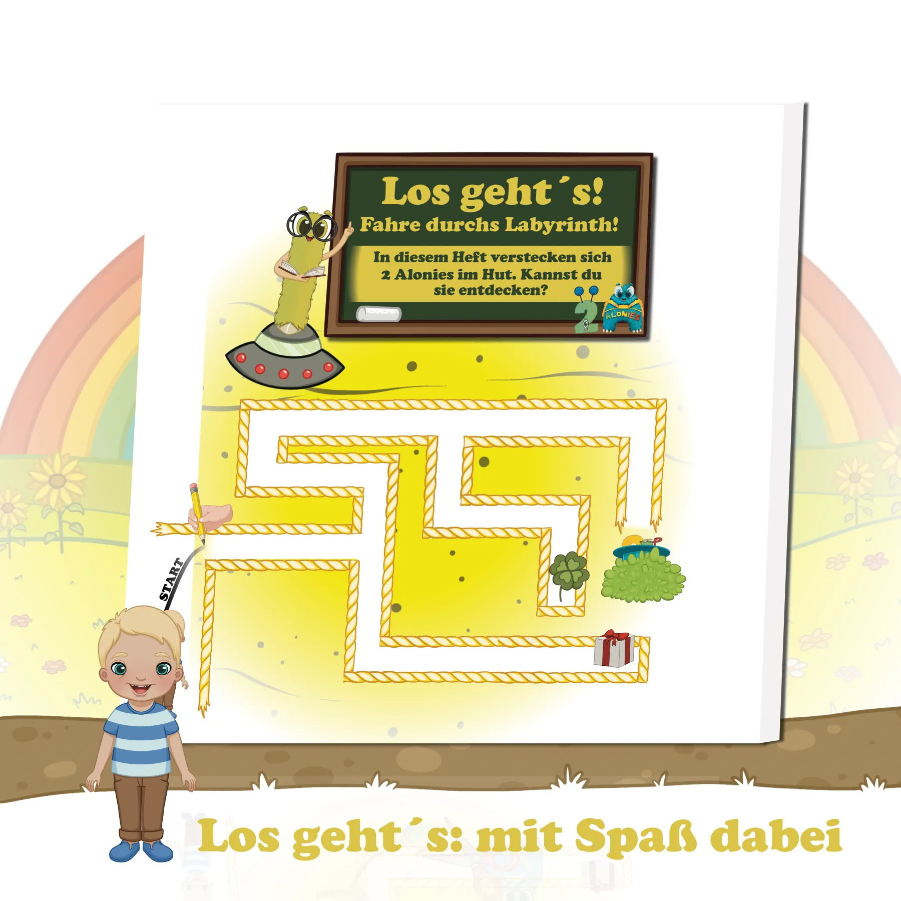 Mein Kindergarten Schulheft mit Finn Ansicht 5