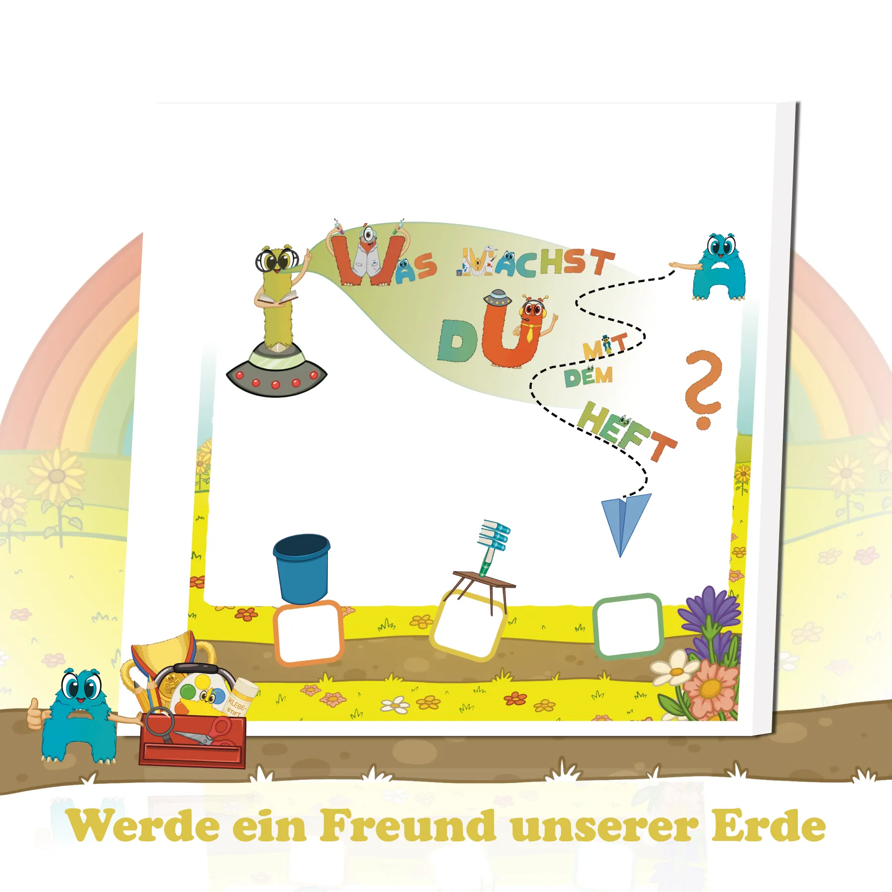 Mein Kindergarten Schulheft mit Finn Ansicht 12
