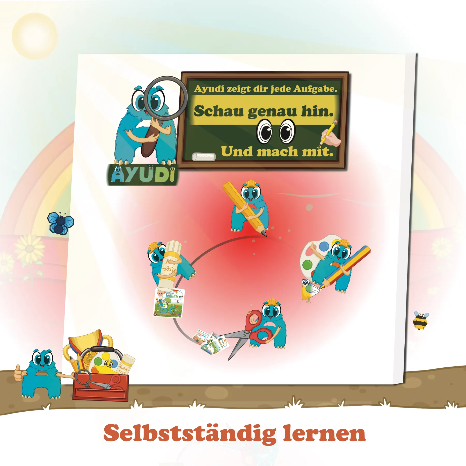Mein Kindergarten Schulheft mit Leo Ansicht 2