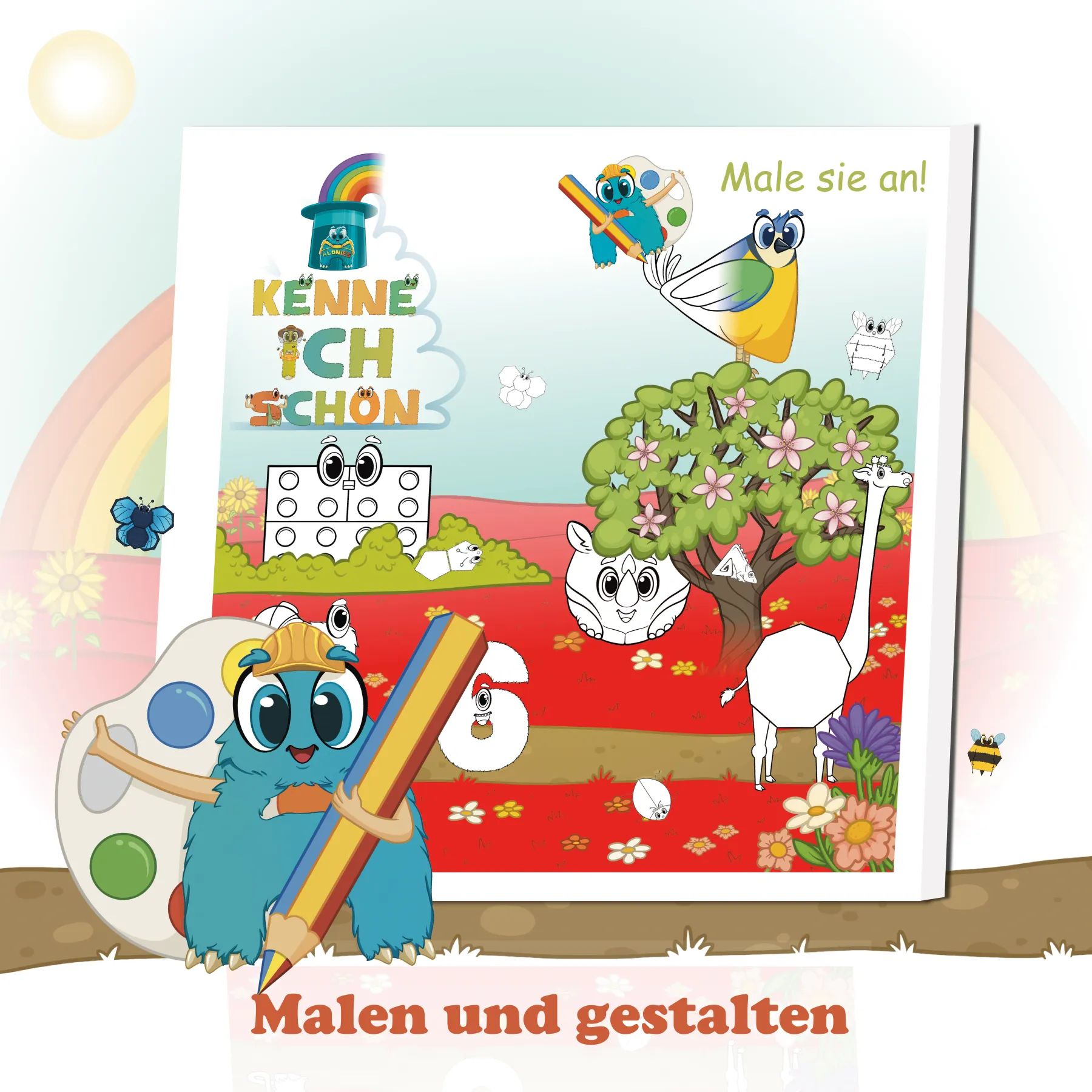 Mein Kindergarten Schulheft mit Leo Ansicht 5