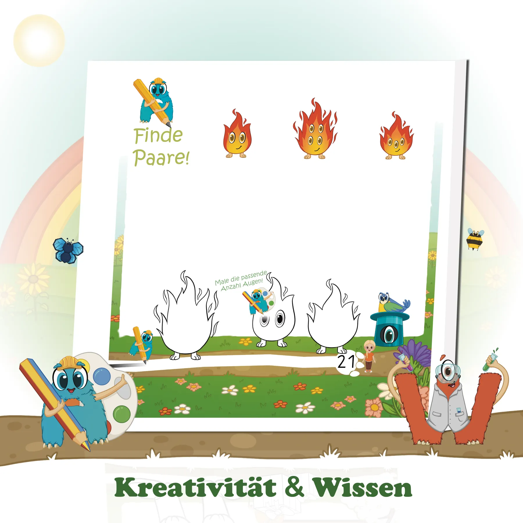 Mein Kindergarten Schulheft mit Lucia Ansicht 9