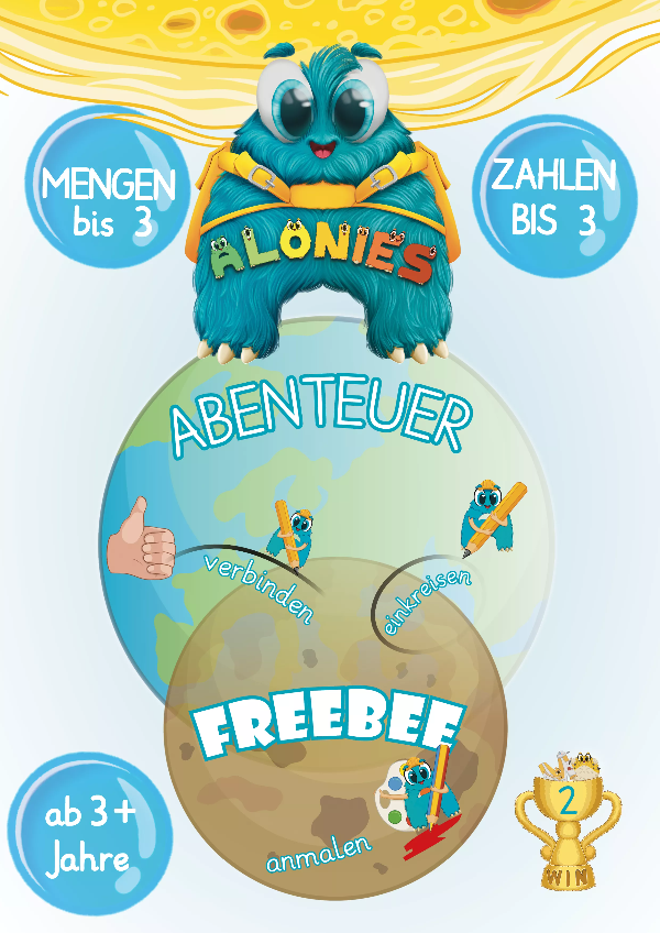 Alonies Freebees Heft: Planeten