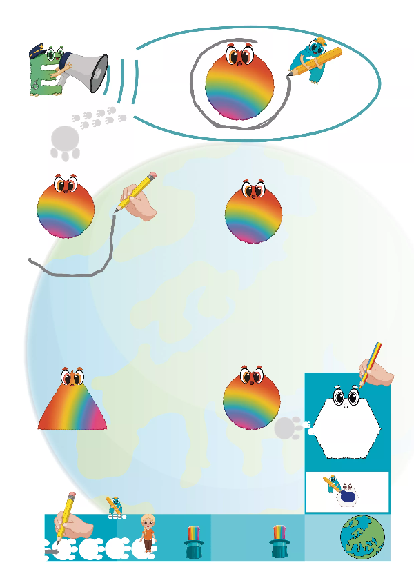 Alonies Freebees Heft: Planeten