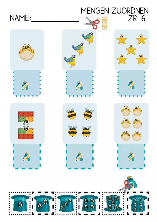 Alonies Freebees Heft:Mengen vergleichen