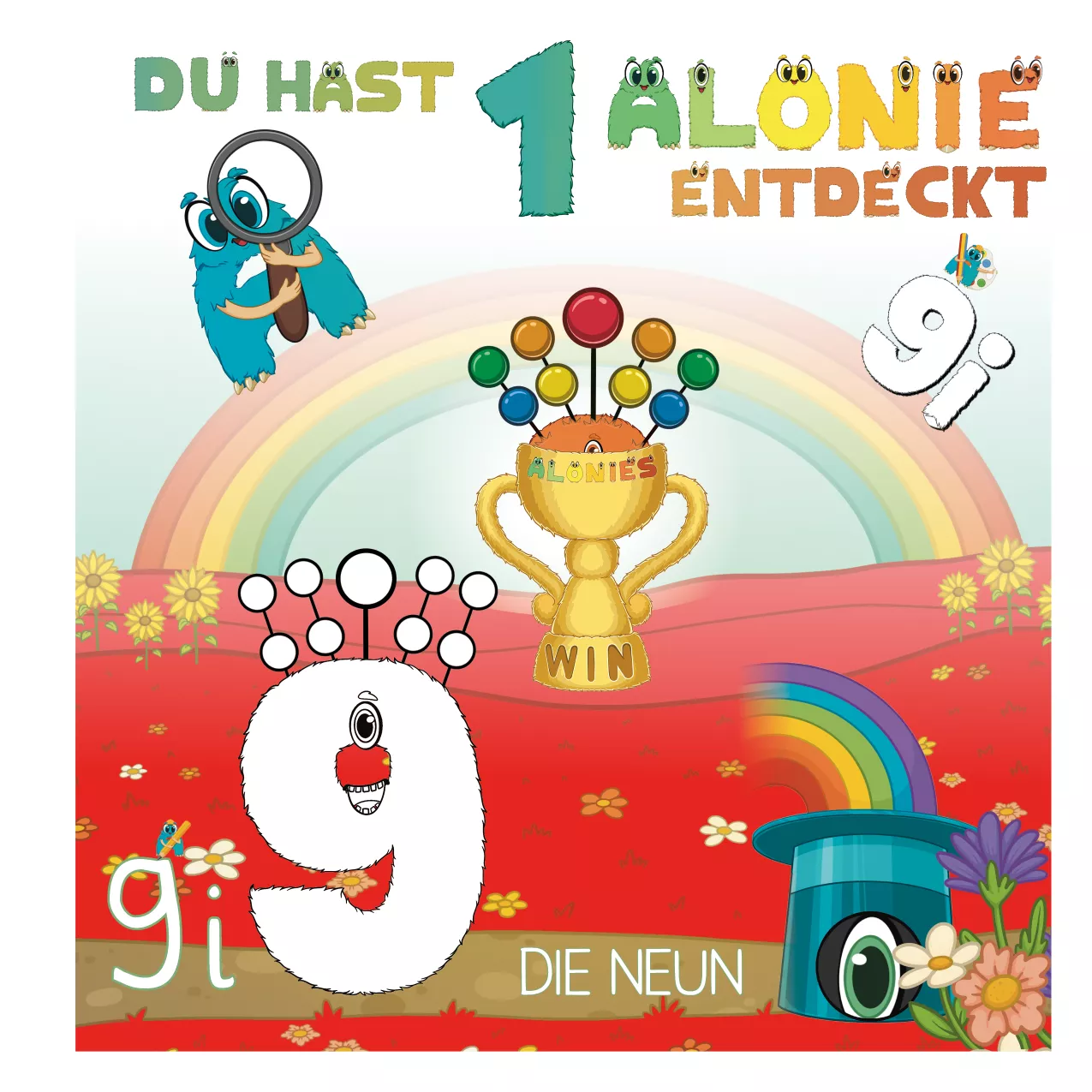 Aloni 9i wurde entdeckt: Kinder lernen nun seinen Namen, hören erste Laute und malen ihn bunt aus. Vorschulseite aus Leos erstem Abenteuer, die phonologische Bewusstheit, Kreativität und Zahlenverständnis im Zahlenraum bis 9 spielerisch verbindet. Aloni 9i wurde entdeckt: Kinder lernen nun seinen Namen, hören erste Laute und malen ihn bunt aus. Vorschulseite aus Leos erstem Abenteuer, die phonologische Bewusstheit, Kreativität und Zahlenverständnis im Zahlenraum bis 9 spielerisch verbindet.