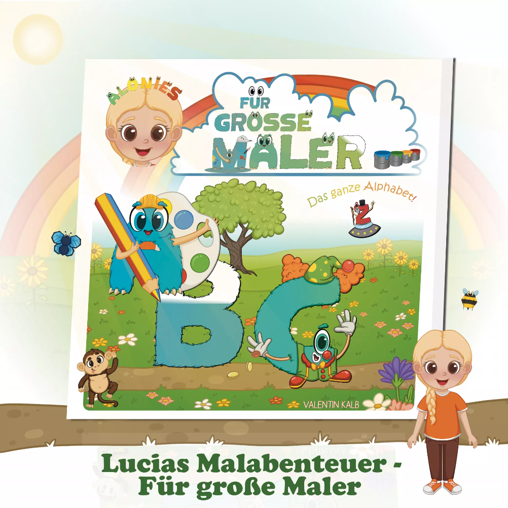 Für große Maler - das ganze Alphabet