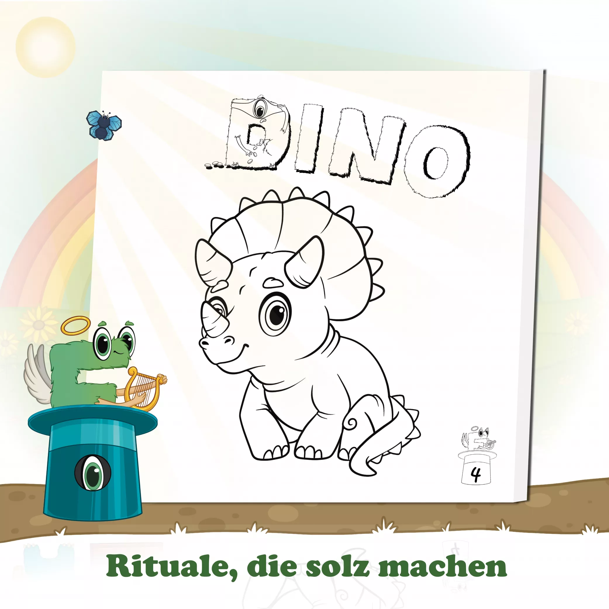 Für grosse Maler - Buchstabe D wie Dino Für grosse Maler - Buchstabe D wie Dino