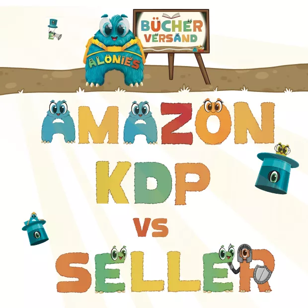 Auf dem Bild ist der Vergleich Amazon KDP vs. Amazon Seller dargestellt – symbolisch für meinen aktuellen Wechsel im Alonies-Buchversand. Der Beitrag beleuchtet meine persönlichen Erfahrungen als Selfpublisher, die Unterschiede zwischen KDP-Druck und eigenem Vertrieb über Amazon Seller, die Herausforderungen mit Qualität, Versand und A+ Content sowie meine Einschätzung zu KI-Malbüchern und dem Selfpublishing-Markt. Das Bild steht für den nächsten Schritt der Alonies-Reise – weg vom Standarddruck hin zu liebevoll produzierten, hochwertigen Büchern in eigener Verantwortung.