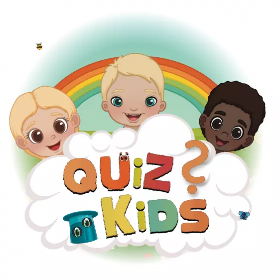Illustration der drei QuizKids Lucia, Finn und Leo – altersgerechtes Lernabenteuer mit den Alonies ab 3 Jahren