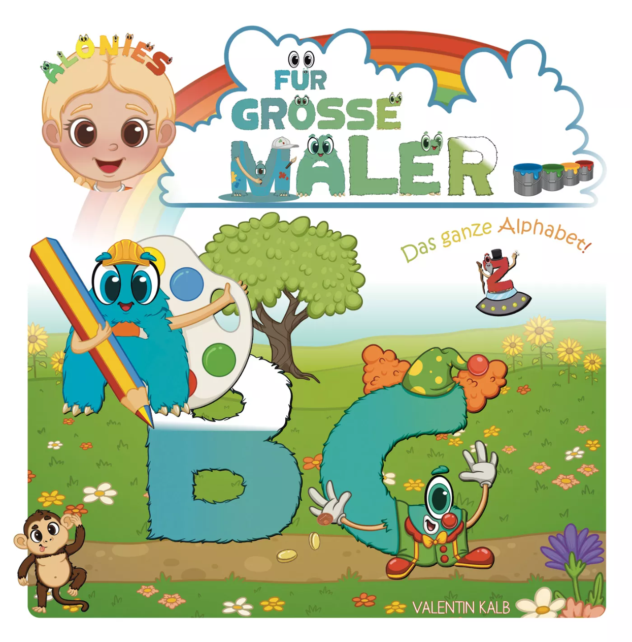 Für große Maler - das ganze Alphabet