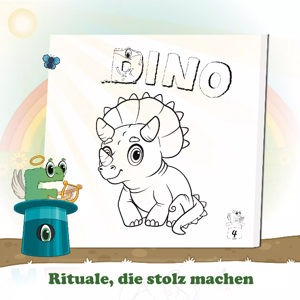 Für grosse Maler - Buchstabe D wie Dino