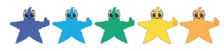 5 Alonies-Sterne für ein Vorschulheft, das Kinder wirklich begeistert: Spielerisches Zahlen- und Buchstabenlernen, liebevolle Geschichten und klare Rituale machen die Alonis zur idealen Vorbereitung auf den Schulstart.