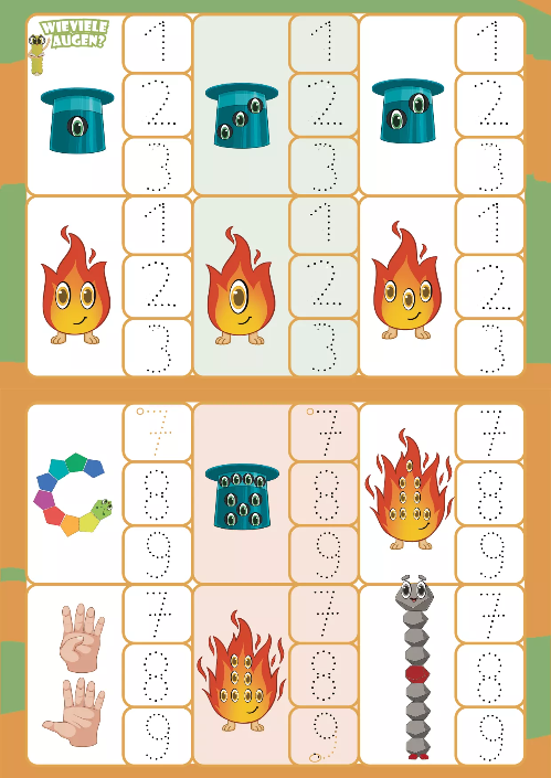 Mathe Zahlenraum 10 rechnen Bild 1