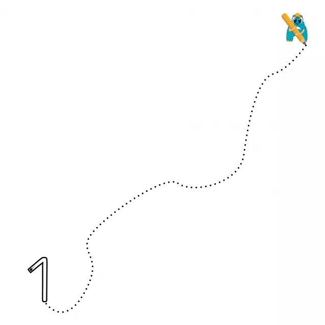 Schon ab der ersten Zahl beginnen Kinder, das Nachspuren zu üben. Die klaren Verlaufsspuren helfen, Feinmotorik und Konzentration zu trainieren. Durch die visuelle Führung mit den Alonies gelingt der Einstieg in die Welt der Zahlen besonders leicht.
