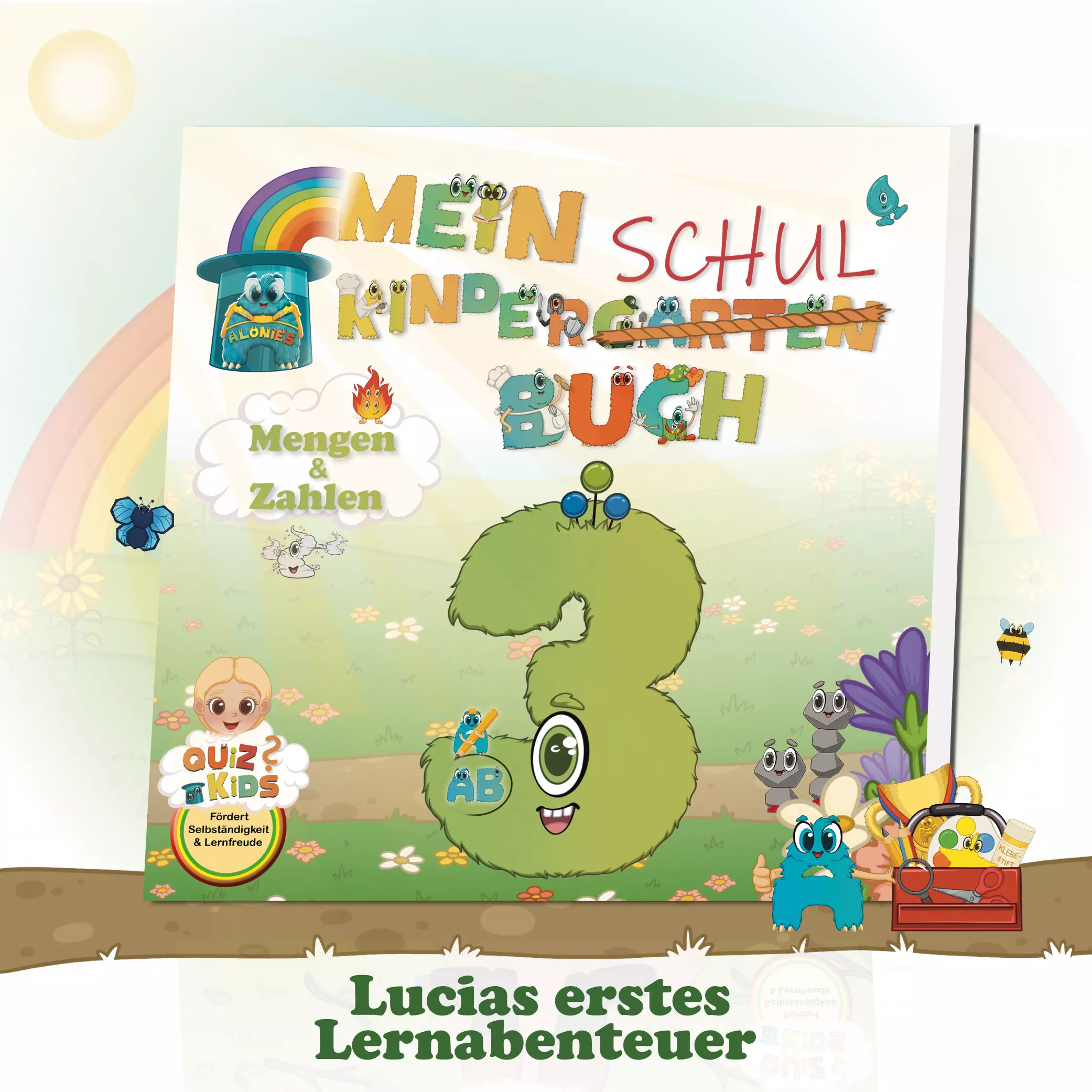 Schritt für Schritt mit Lucia lernen
Lucias erstes Alonies-Abenteuer führt Kinder ab 3 Jahren spielerisch in die Welt des Lernens. Mit Farben, Formen und liebevollen Aufgaben entdecken sie Schritt für Schritt, wie selbstständiges Lernen gelingt.