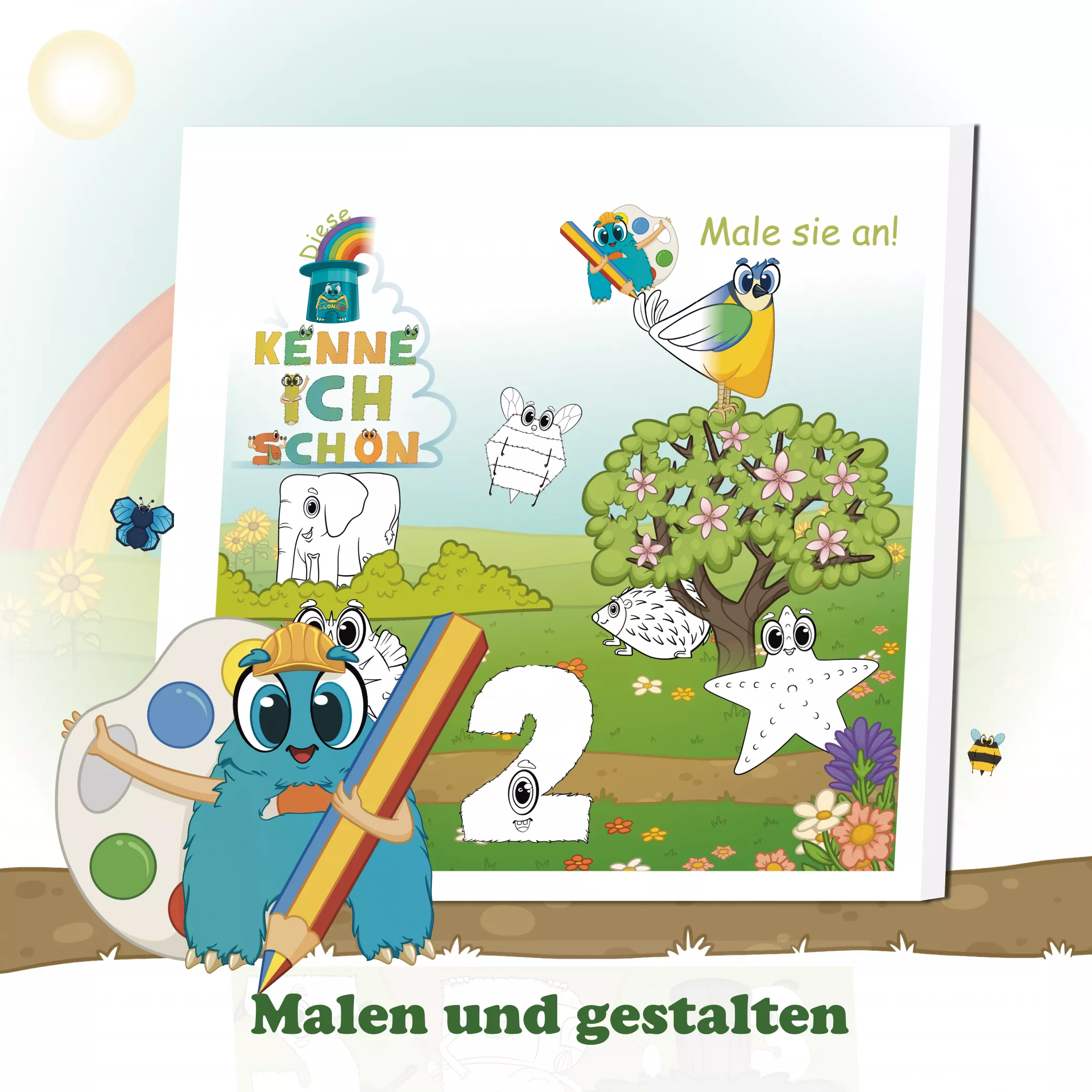 Wahrnehmung schulen
Kinder entdecken Unterschiede und Gemeinsamkeiten in Farben, Formen und Größen. Spielerische Aufgaben fördern visuelle Wahrnehmung und Aufmerksamkeit auf kindgerechte, motivierende Weise.
