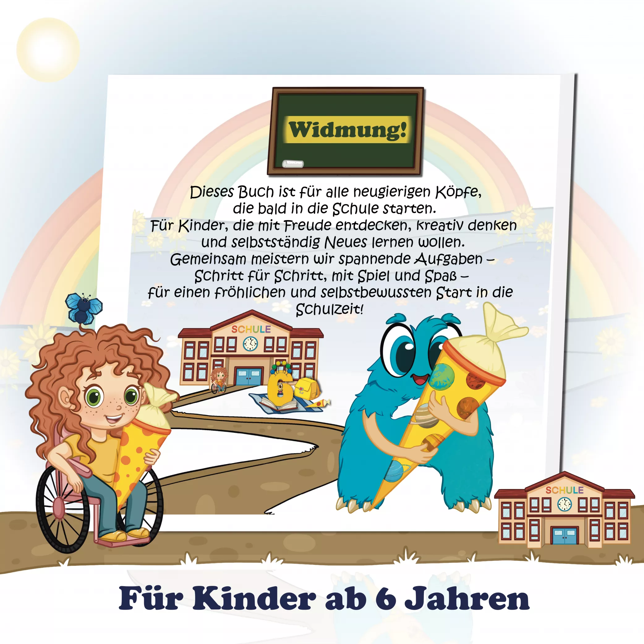 Für Kinder ab sechs Jahren

Sofias Einschulungsabenteuer ist das große Finale der QuizKids-Reihe der Alonies.
Es vereint kreative Lerninhalte, selbstständiges Arbeiten, klare Strukturen und liebevolle Rituale – perfekt abgestimmt auf Kinder ab sechs Jahren.
Ein Buch, das Motivation schenkt, Selbstvertrauen stärkt und Lust auf Schule macht – Schritt für Schritt mit Spiel und Spaß zum Schuleintritt! 